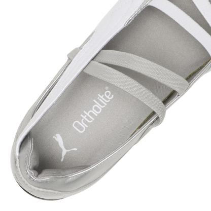 PUMA W SPEEDCAT BALLET METALLIC - 01SILVER/WH