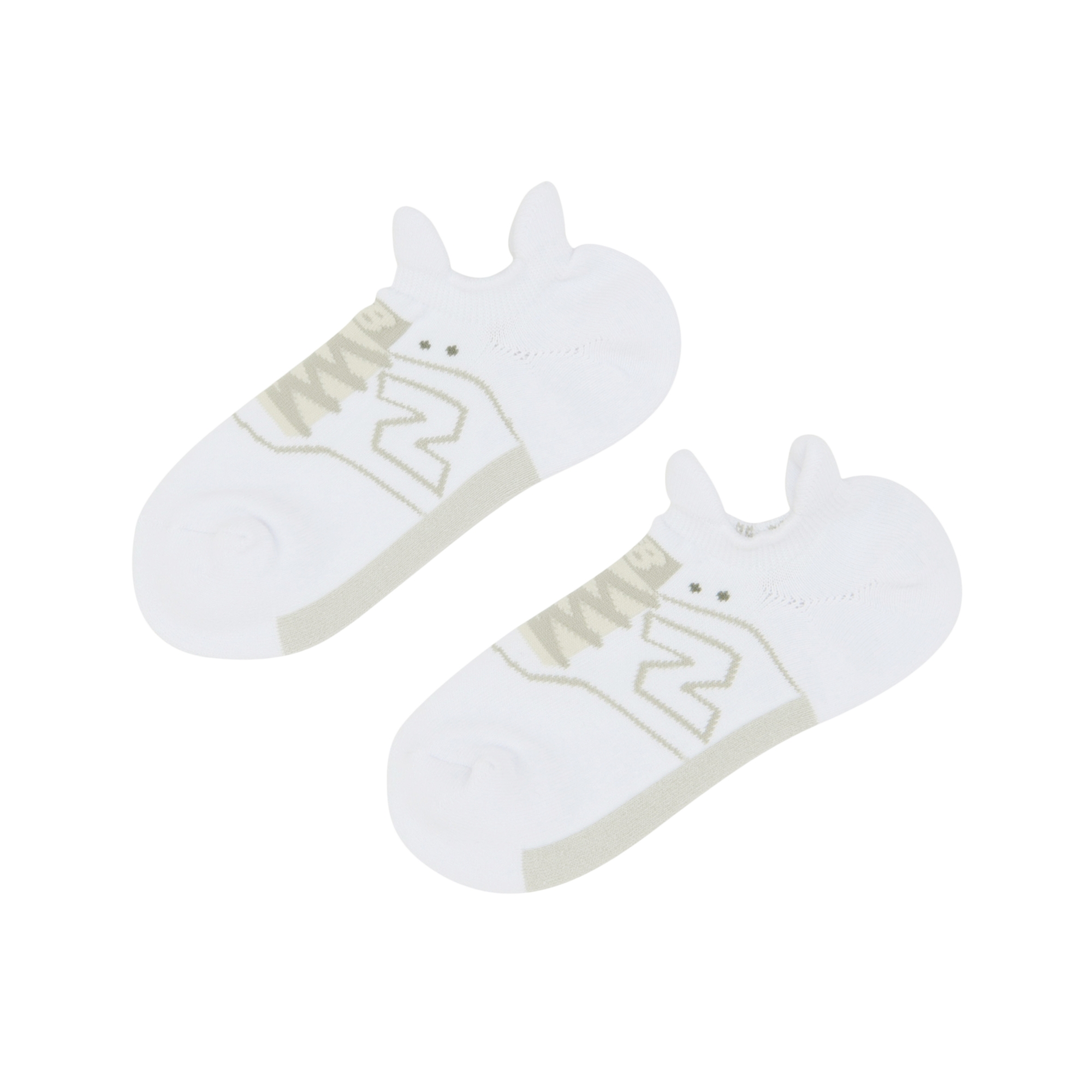New Balance スニーカー柄パイルソックス, LAS35701WT