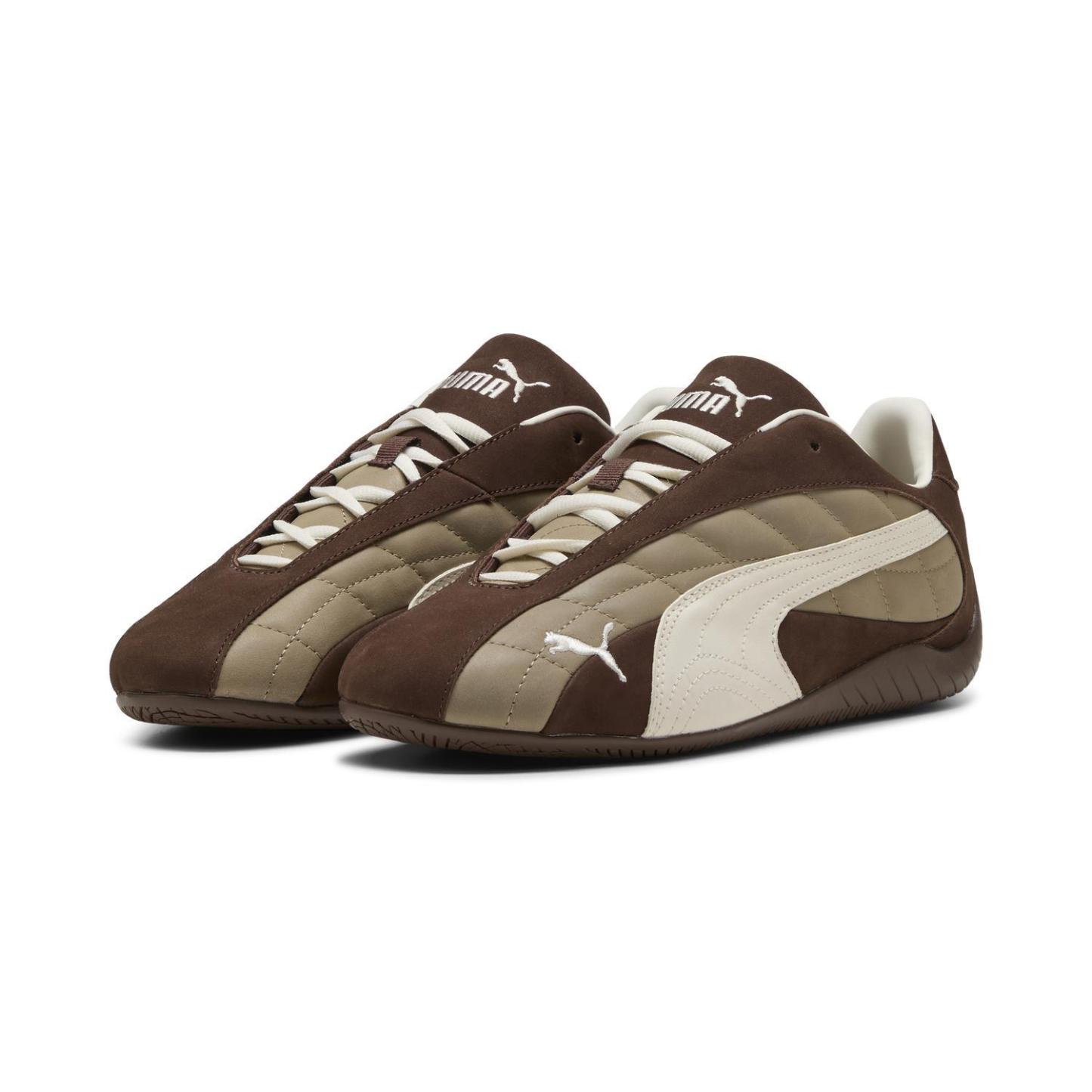 PUMA SPEEDCAT PLUS QUILTED - 01E.BROWN/W.WH