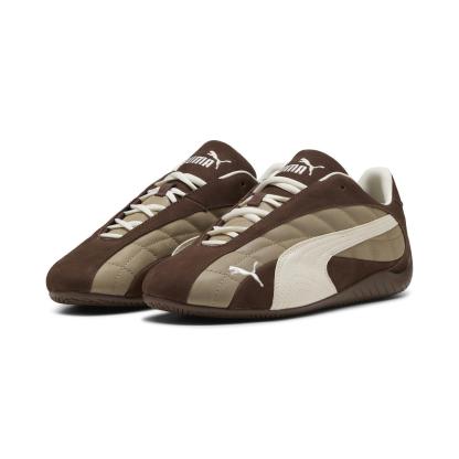 PUMA SPEEDCAT PLUS QUILTED - 01E.BROWN/W.WH