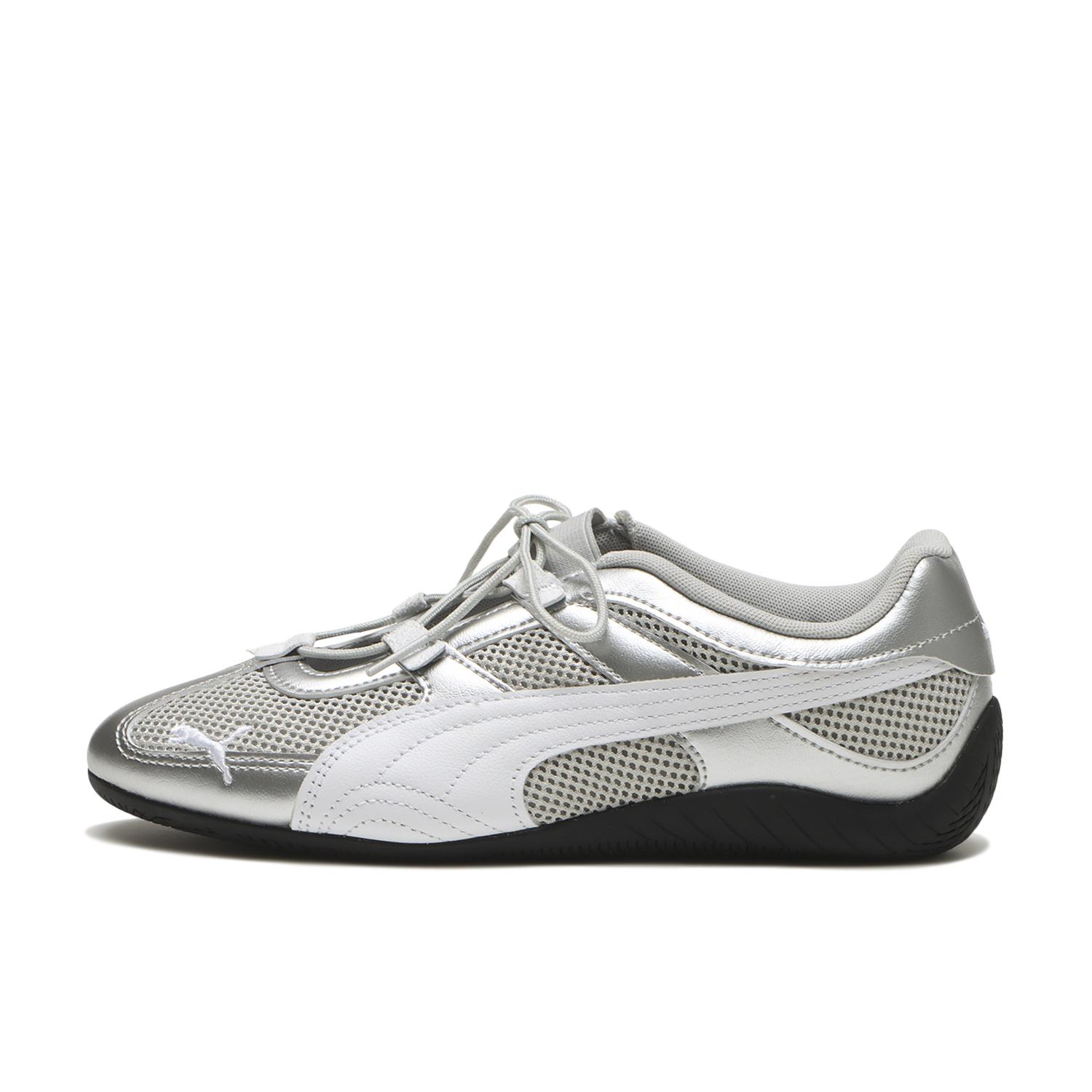 PUMA W SPEEDCAT GO METALLIC - 01SILVER/WH
