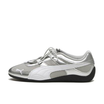 PUMA W SPEEDCAT GO METALLIC - 01SILVER/WH