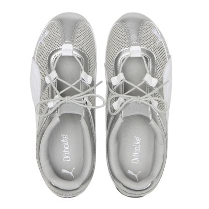 PUMA W SPEEDCAT GO METALLIC - 01SILVER/WH