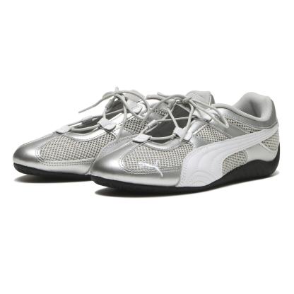 PUMA W SPEEDCAT GO METALLIC - 01SILVER/WH