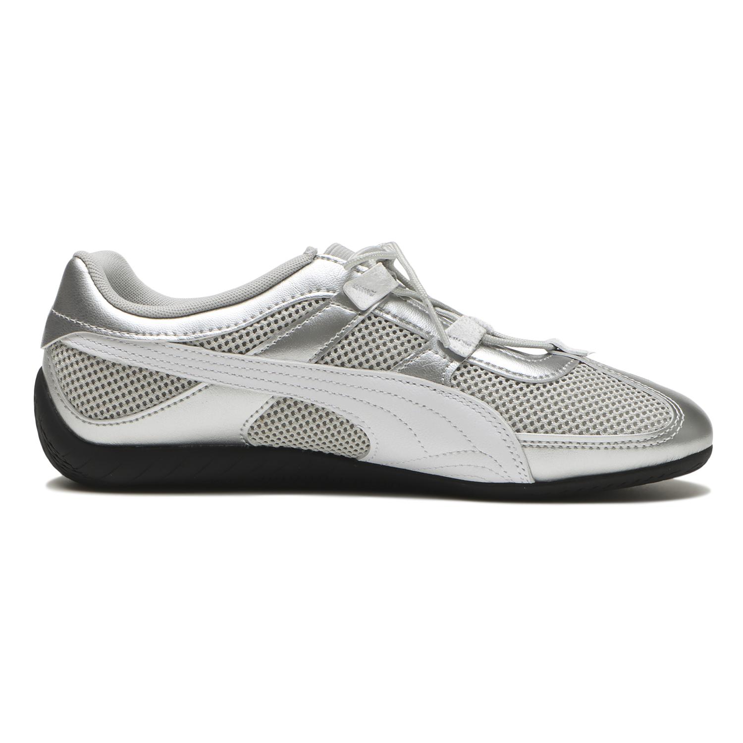 PUMA W SPEEDCAT GO METALLIC - 01SILVER/WH