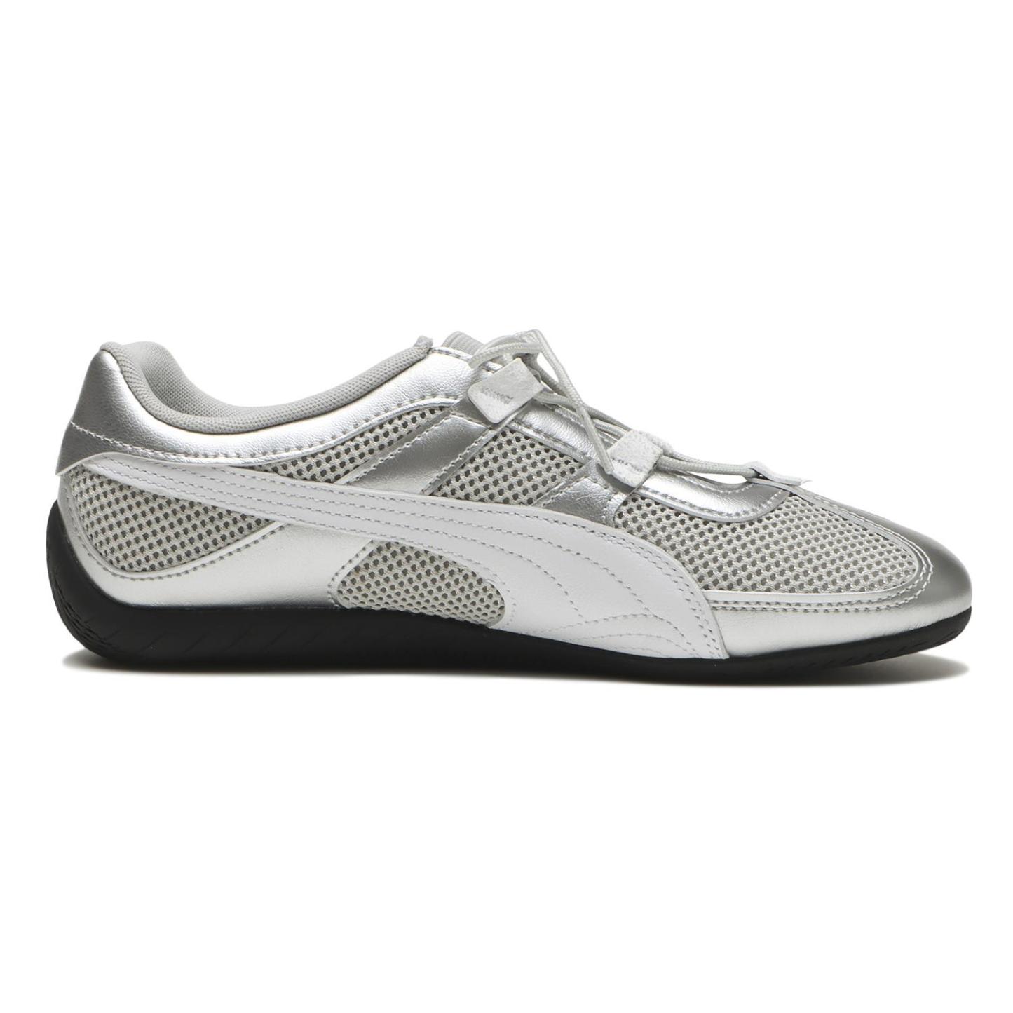 PUMA W SPEEDCAT GO METALLIC - 01SILVER/WH