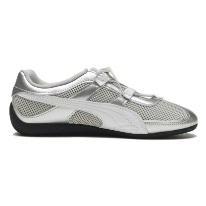PUMA W SPEEDCAT GO METALLIC - 01SILVER/WH