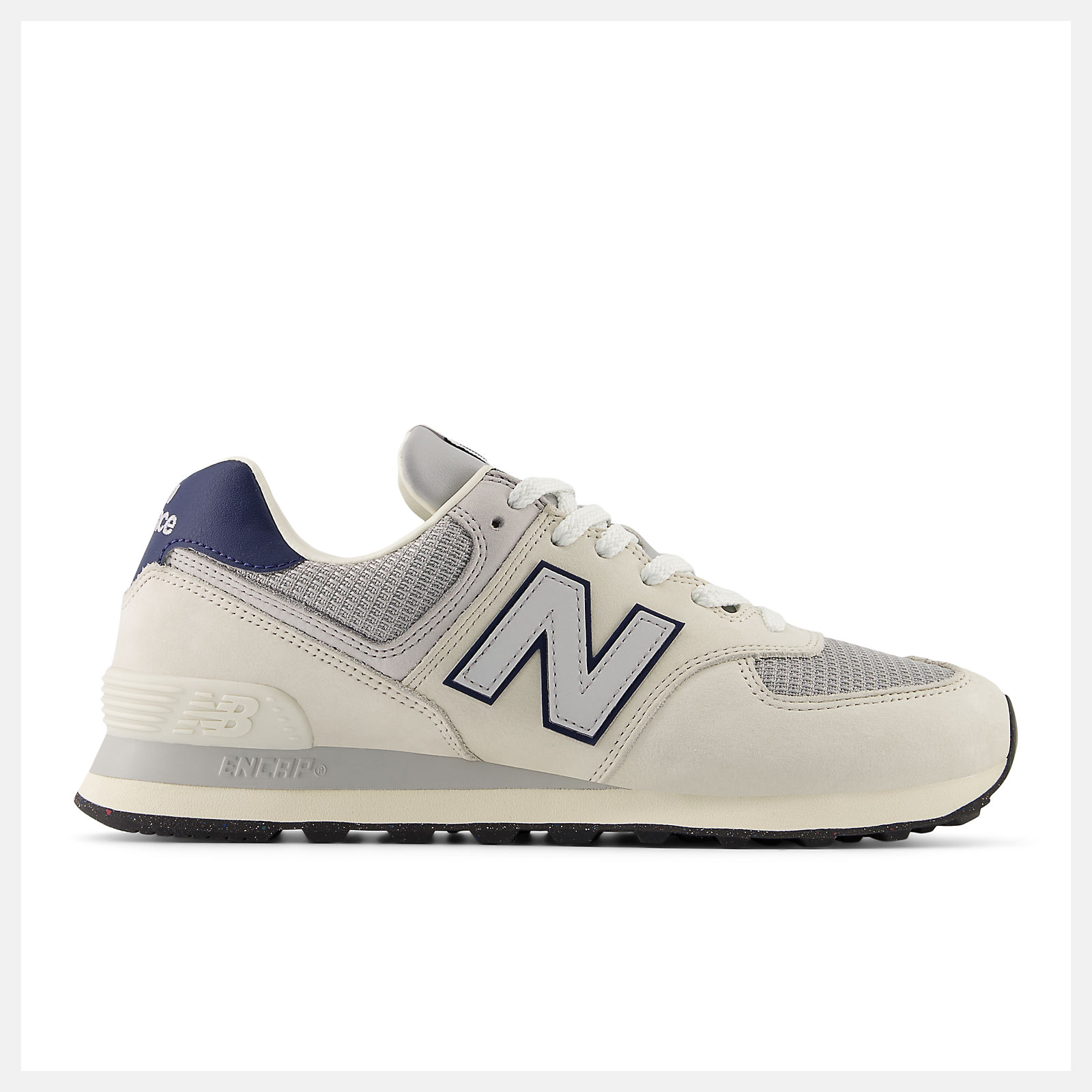 New Balance 574 U574SRR SEA SALT with NB NAVY