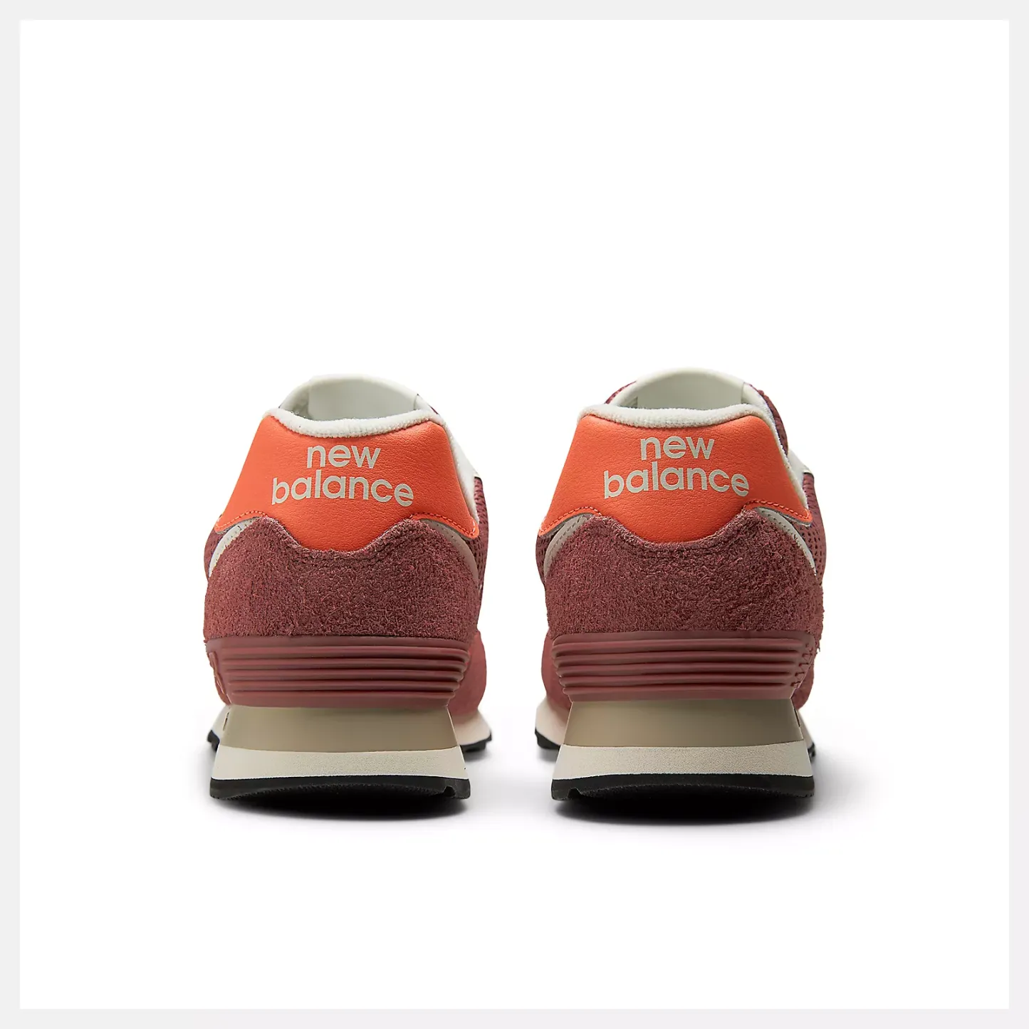 New Balance 574 U5747FE RED ROCK with TANGERINE HEAT
