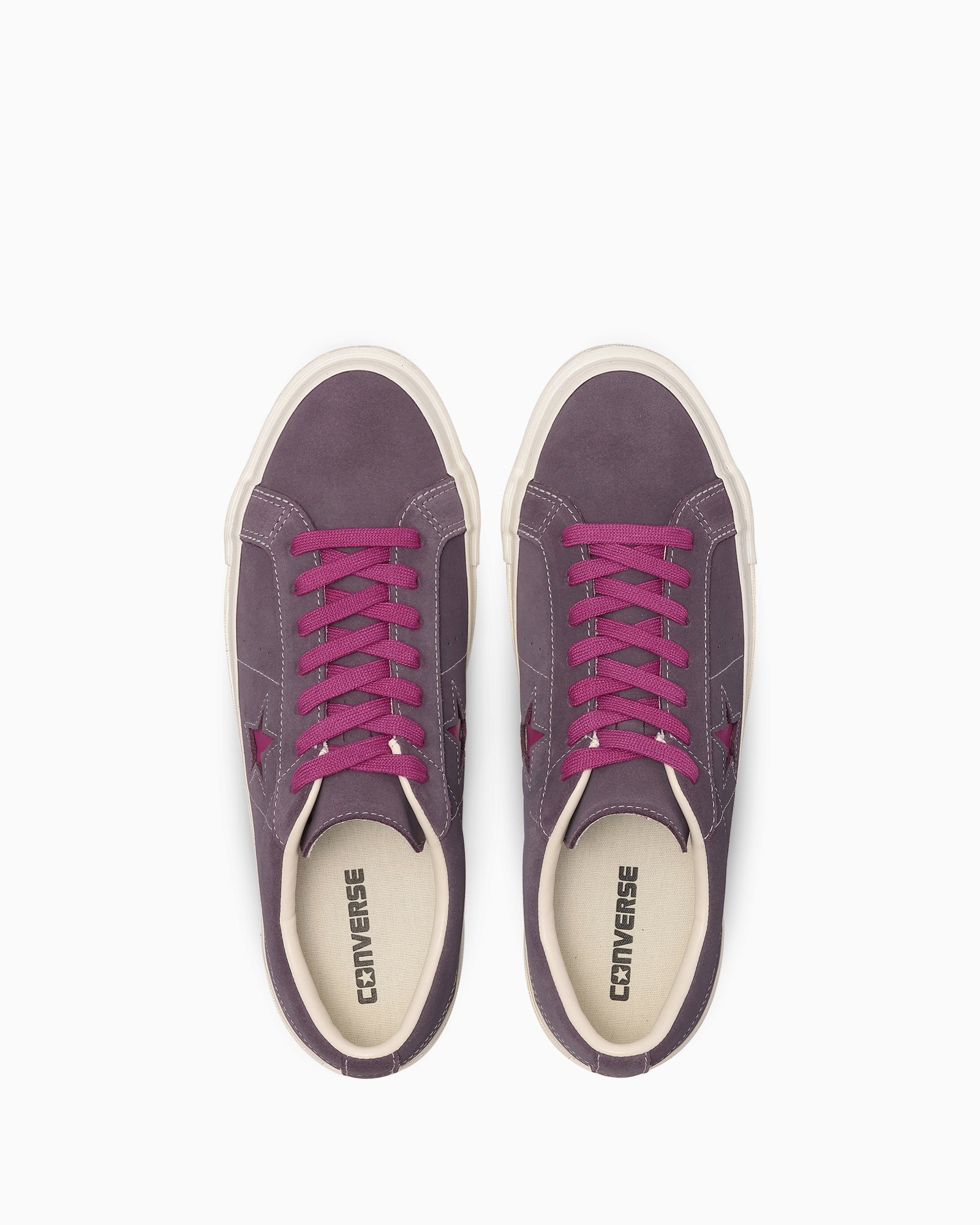 CONVERSE ONE STAR AGED SUEDE - パープル/ピンク - 4