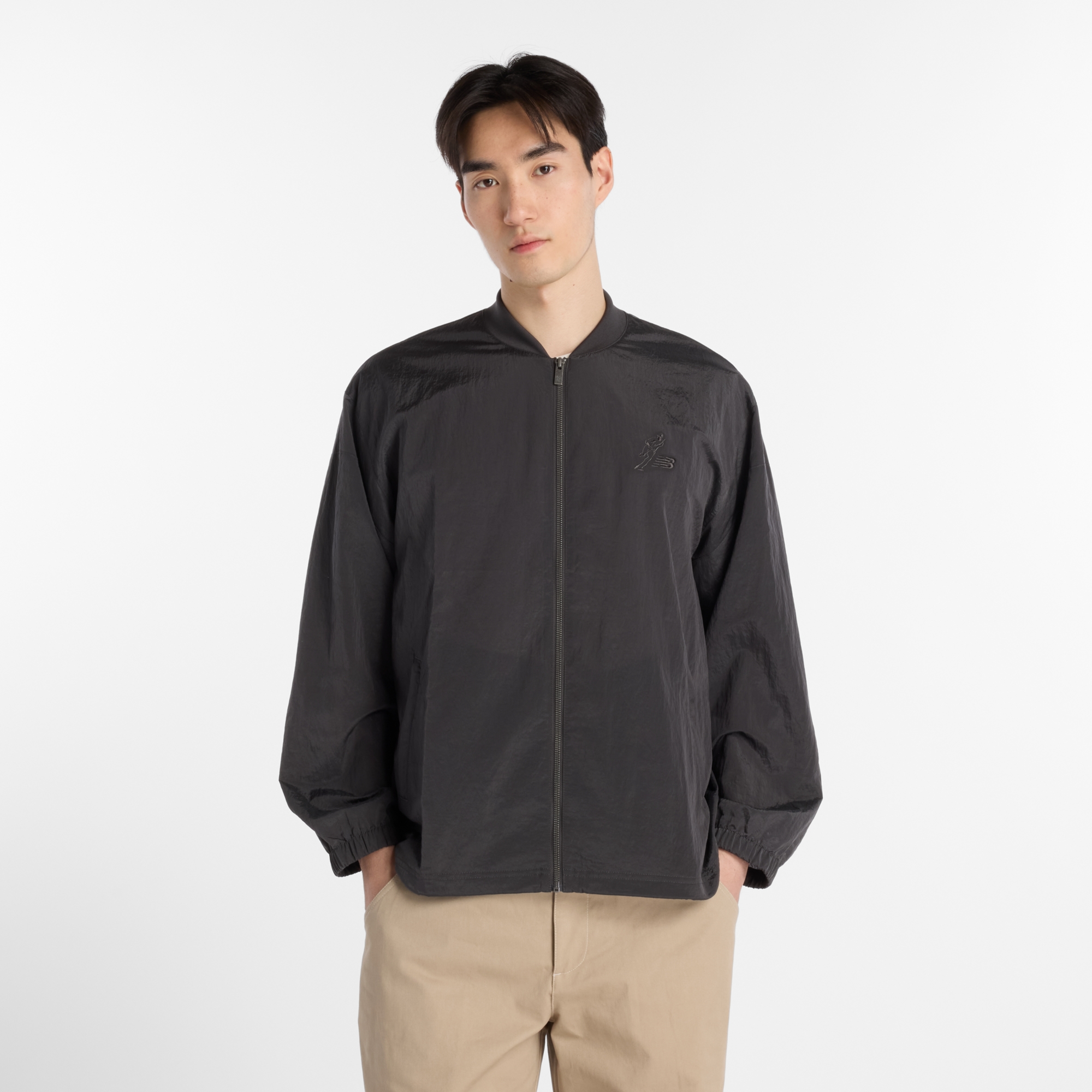 New Balance 大谷翔平シグネチャークリンクルナイロンジャケット, MJ61T0GGABR