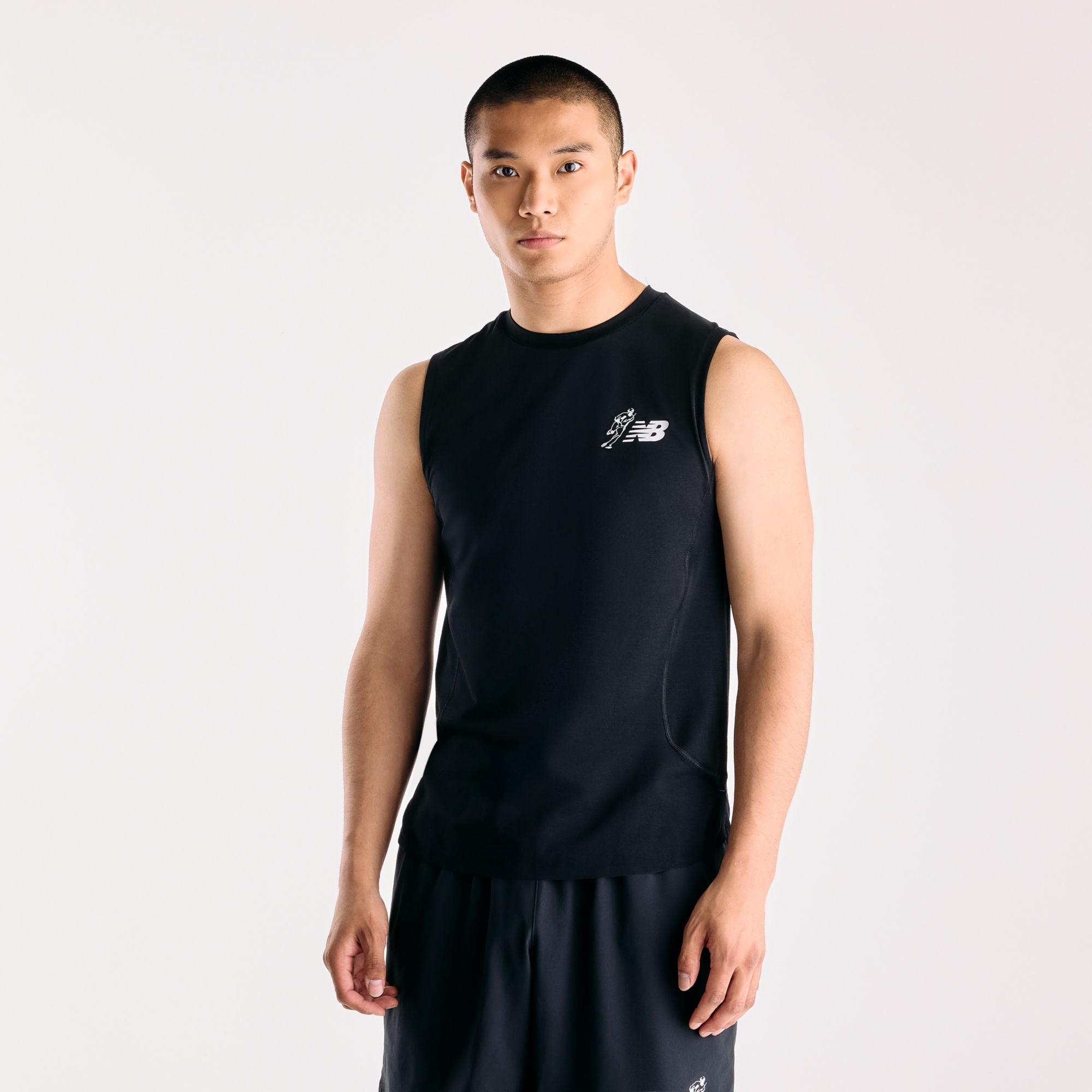 New Balance 大谷翔平シグネチャーパフォーマンススリーブレストップ, MT61Z3XDBK