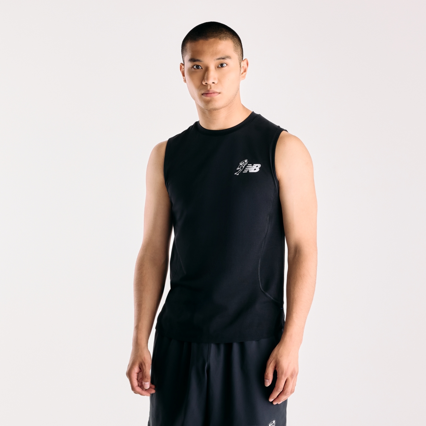 New Balance 大谷翔平シグネチャーパフォーマンススリーブレストップ, MT61Z3XDBK