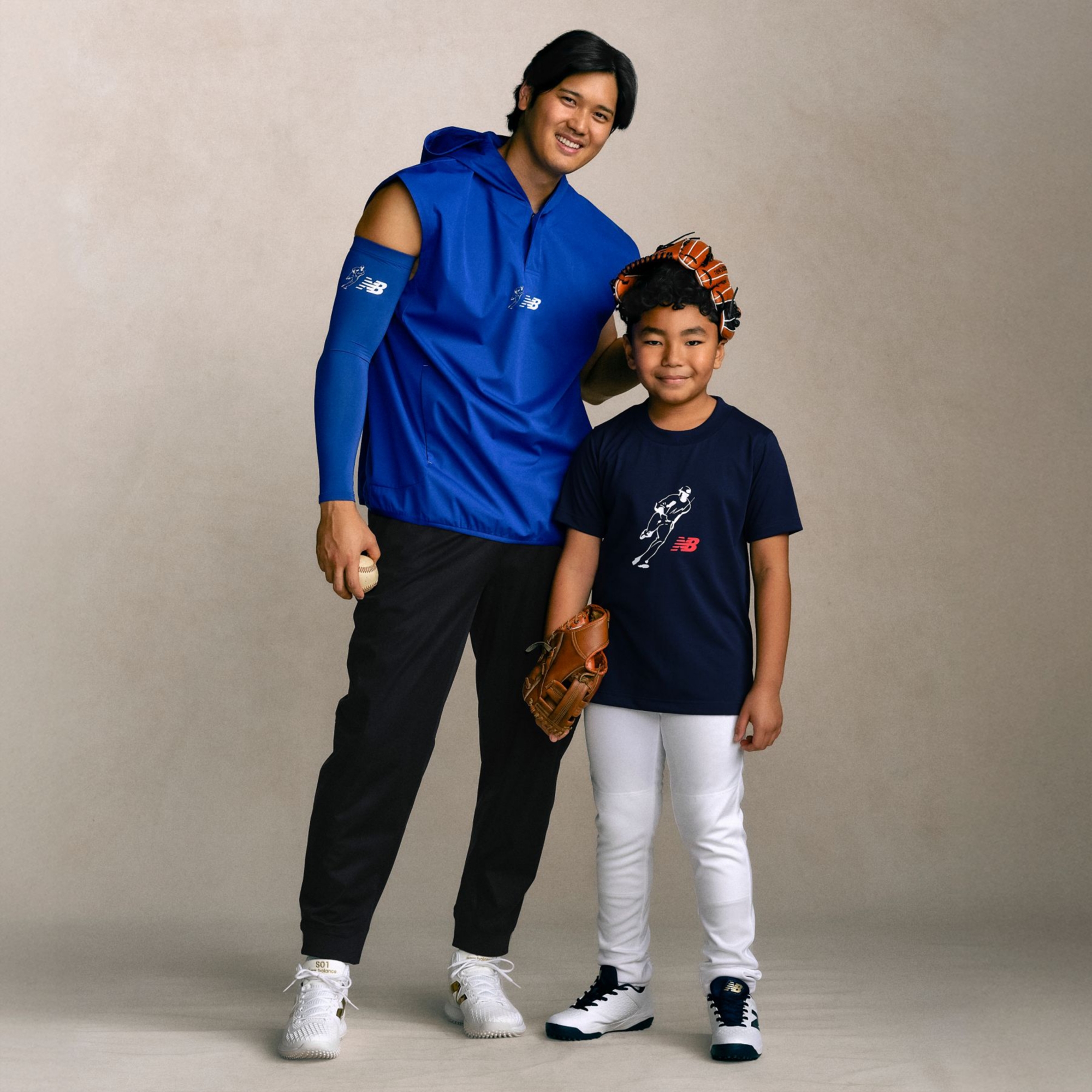 New Balance 大谷翔平シグネチャーパフォーマンス半袖フーディ, MT6141YGTRY