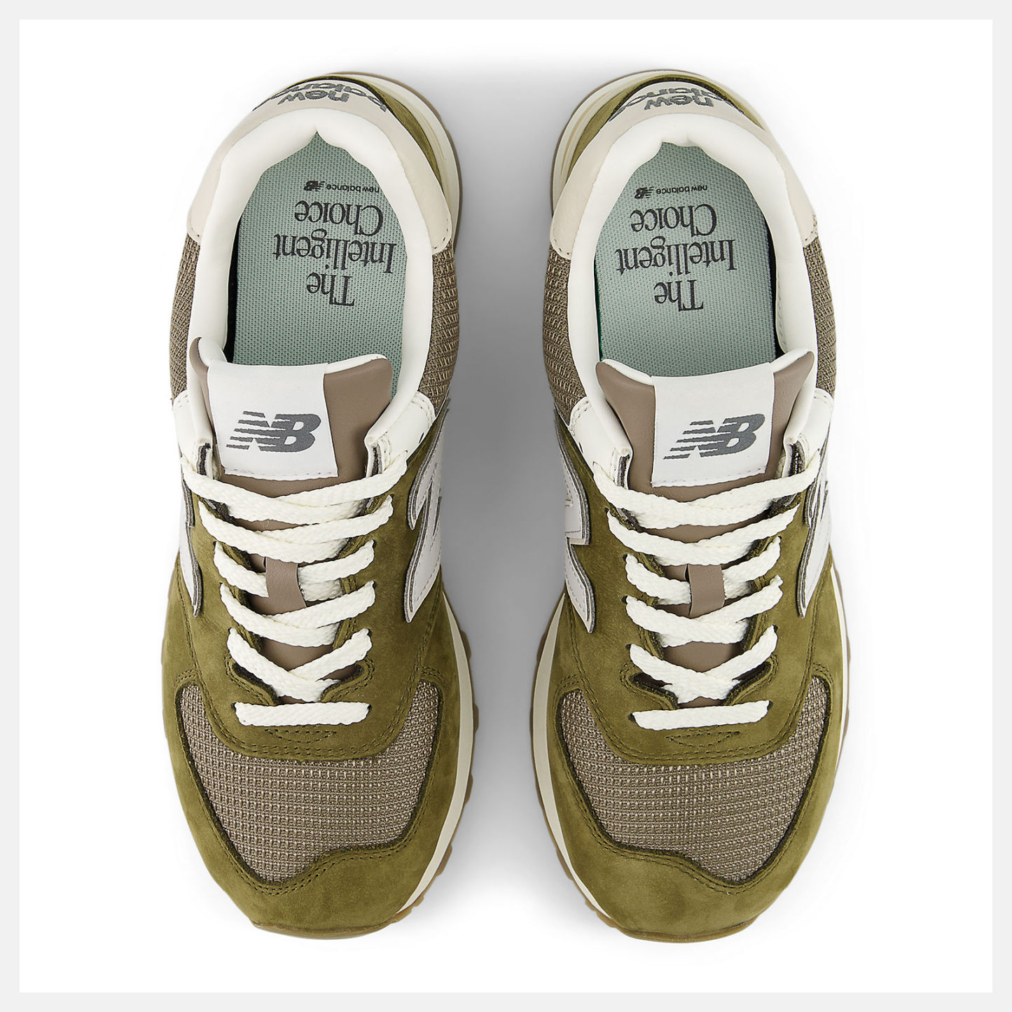 New Balance 574 U5742RG CALCIUM with DARK SILVER METALLIC