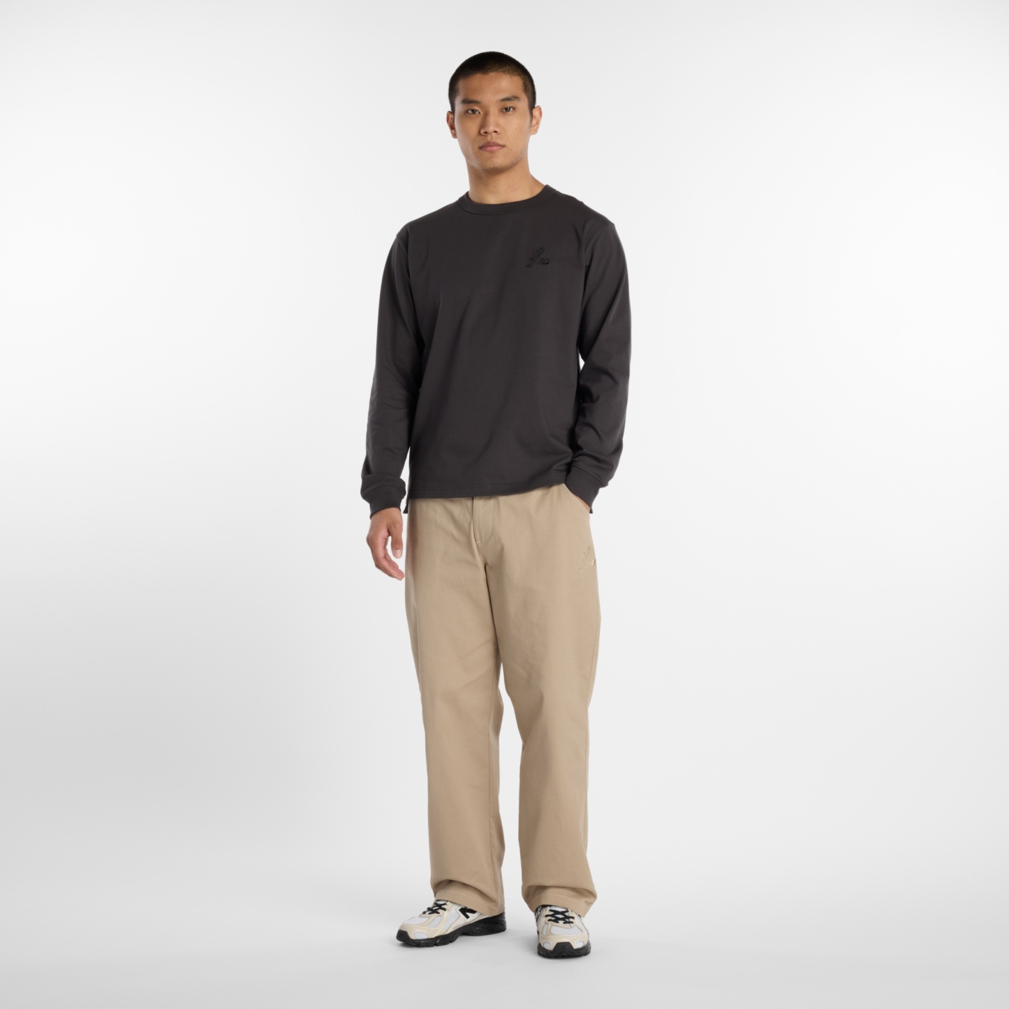 New Balance 大谷翔平シグネチャーヘビーオンス長袖Tシャツ, MT61035MABR