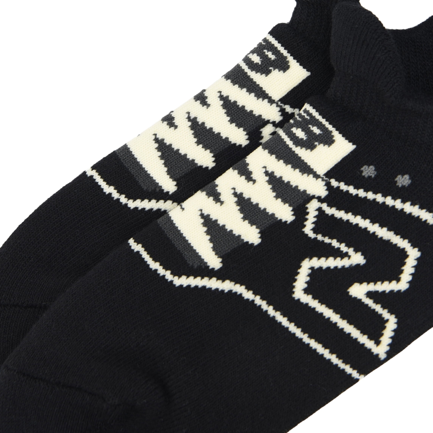 New Balance スニーカー柄パイルソックス, LAS35701BK