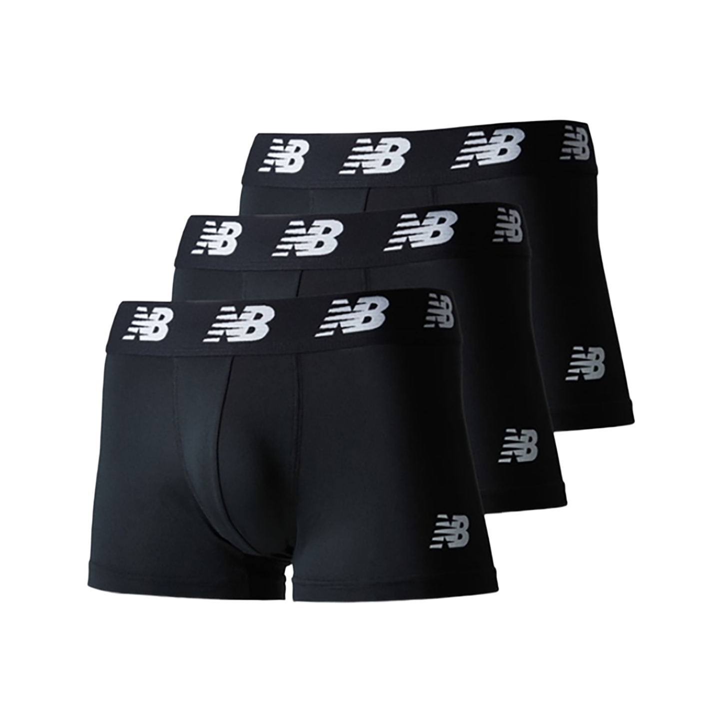 New Balance プレミアムボクサー 3インチ前閉じ3P, LAU13009BKK