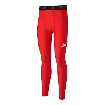 New Balance ストレッチインナーロングパンツ, JMPF7381RED