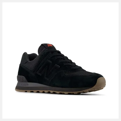 New Balance Lunar New Year 574 U5748HM BLACK with SHADOW RED and GUM 070