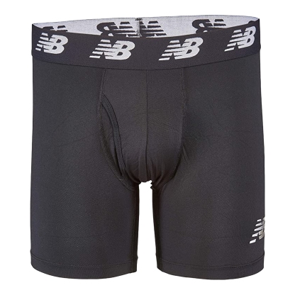 New Balance プレミアムボクサー 6インチ前開き3P, LAU13001BKK