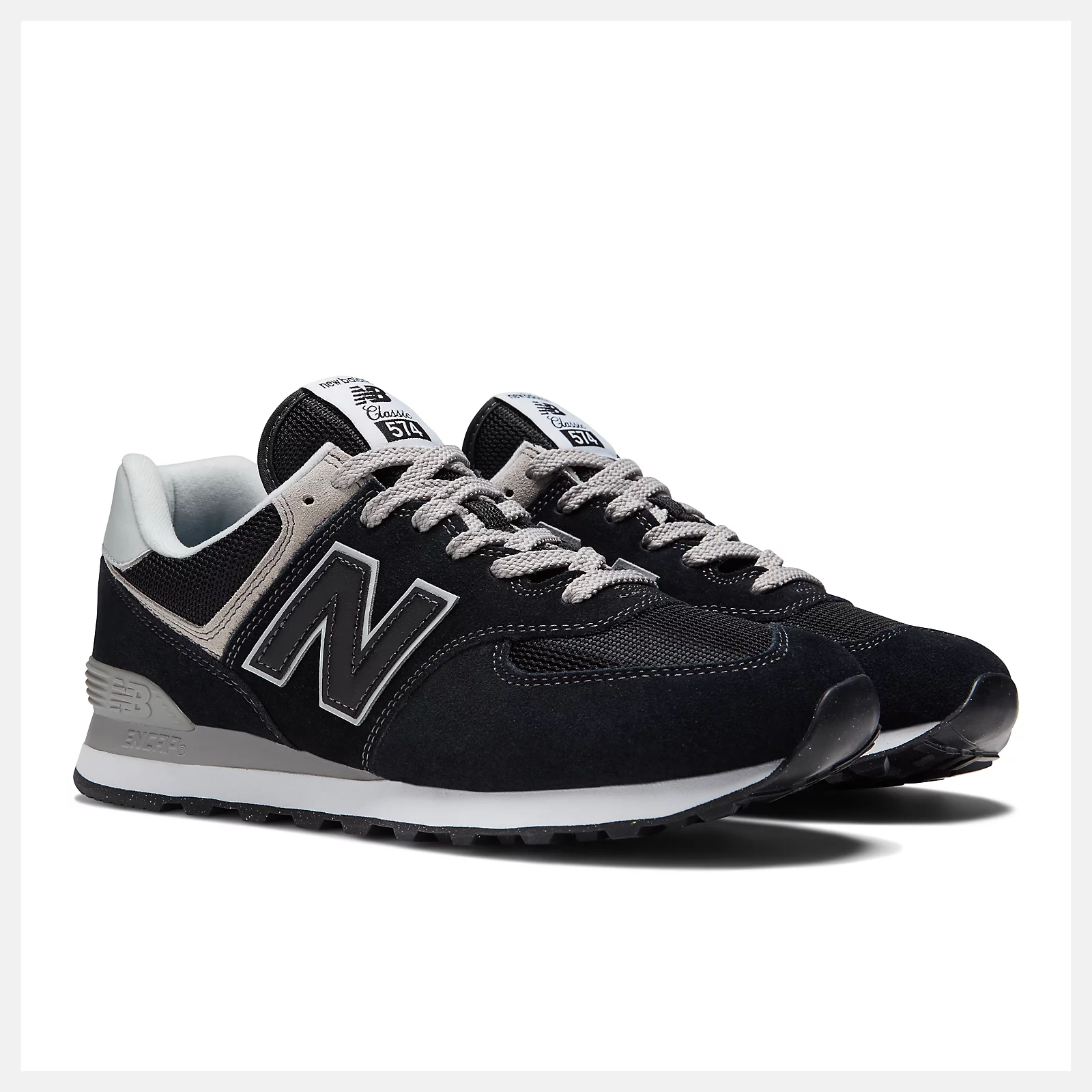 New Balance 574 Core ML574EVB BLACK with WHITE