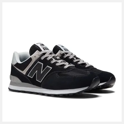 New Balance 574 Core ML574EVB BLACK with WHITE