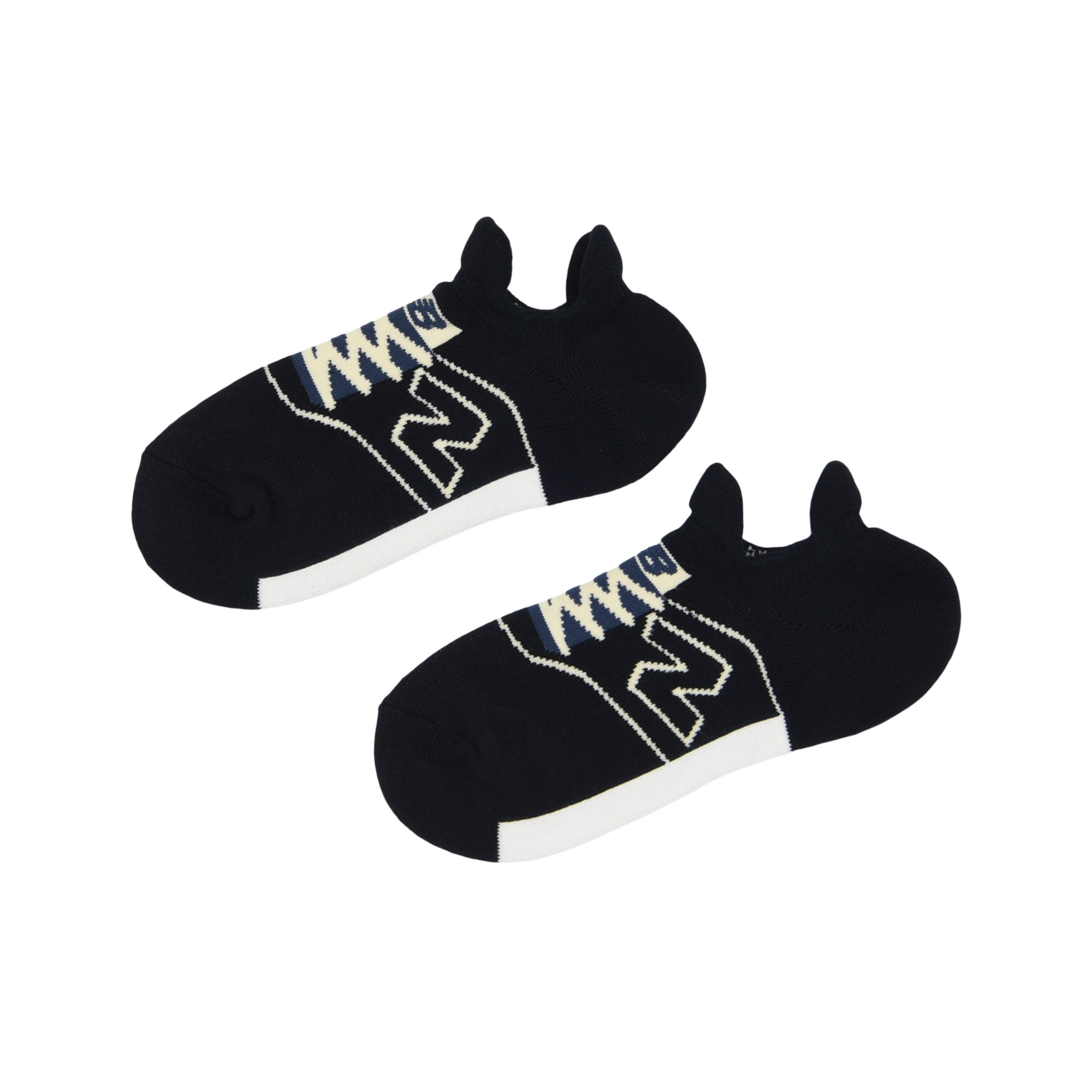 New Balance スニーカー柄パイルソックス, LAS35701OTS