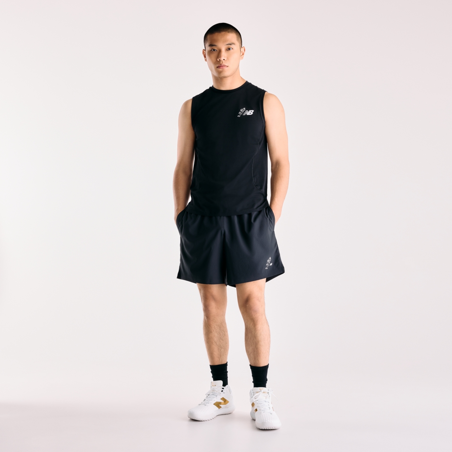 New Balance 大谷翔平シグネチャーパフォーマンススリーブレストップ, MT61Z3XDBK