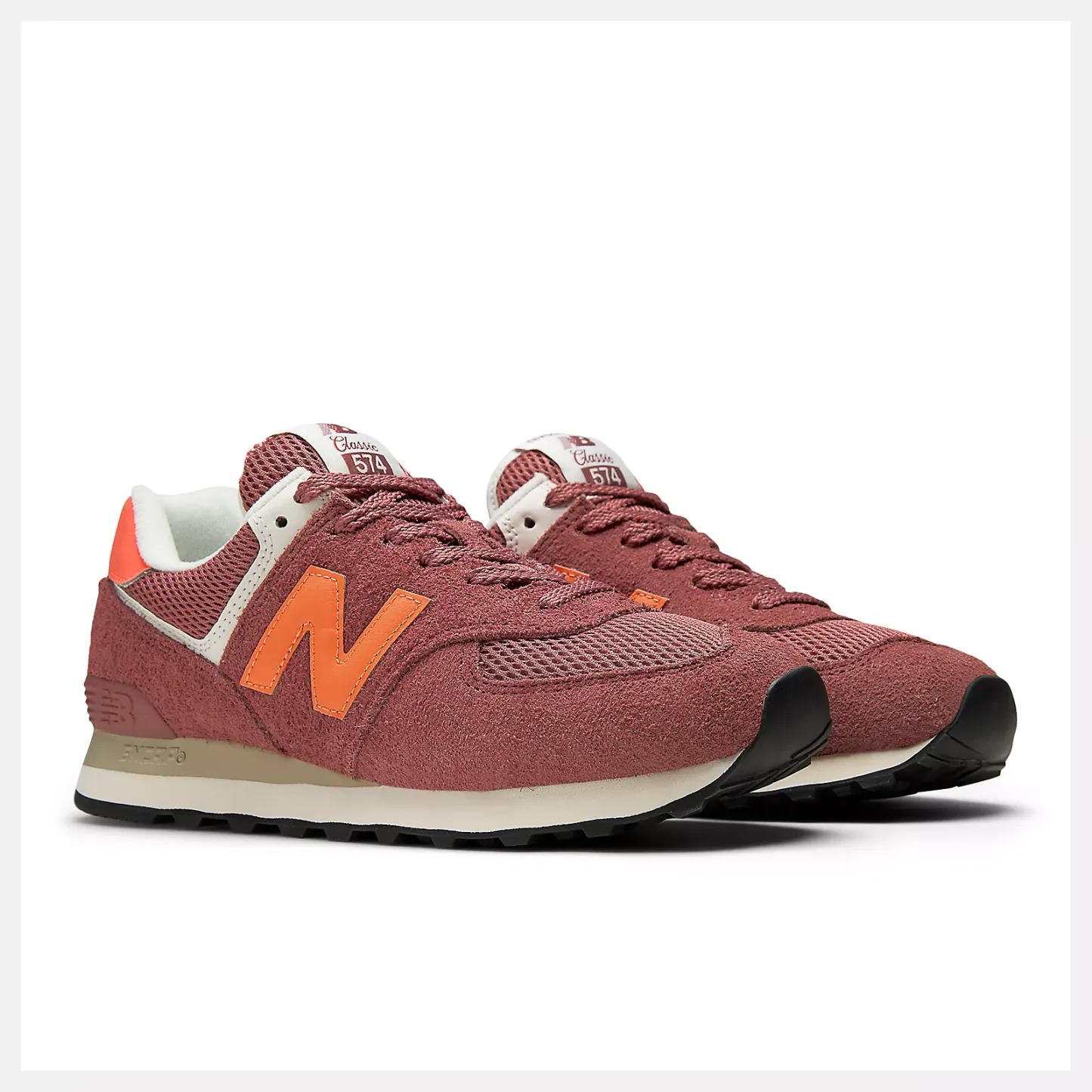 New Balance 574 U5747FE RED ROCK with TANGERINE HEAT