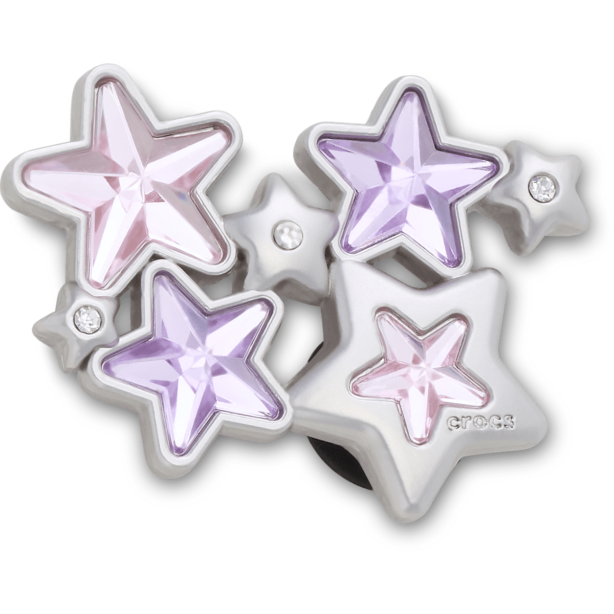 パープル アンド ピンク ジェム スター クラスター