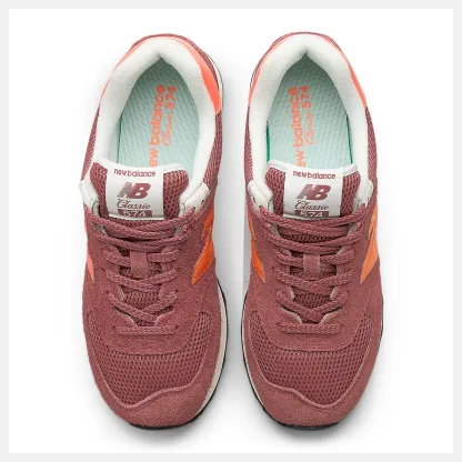 New Balance 574 U5747FE RED ROCK with TANGERINE HEAT