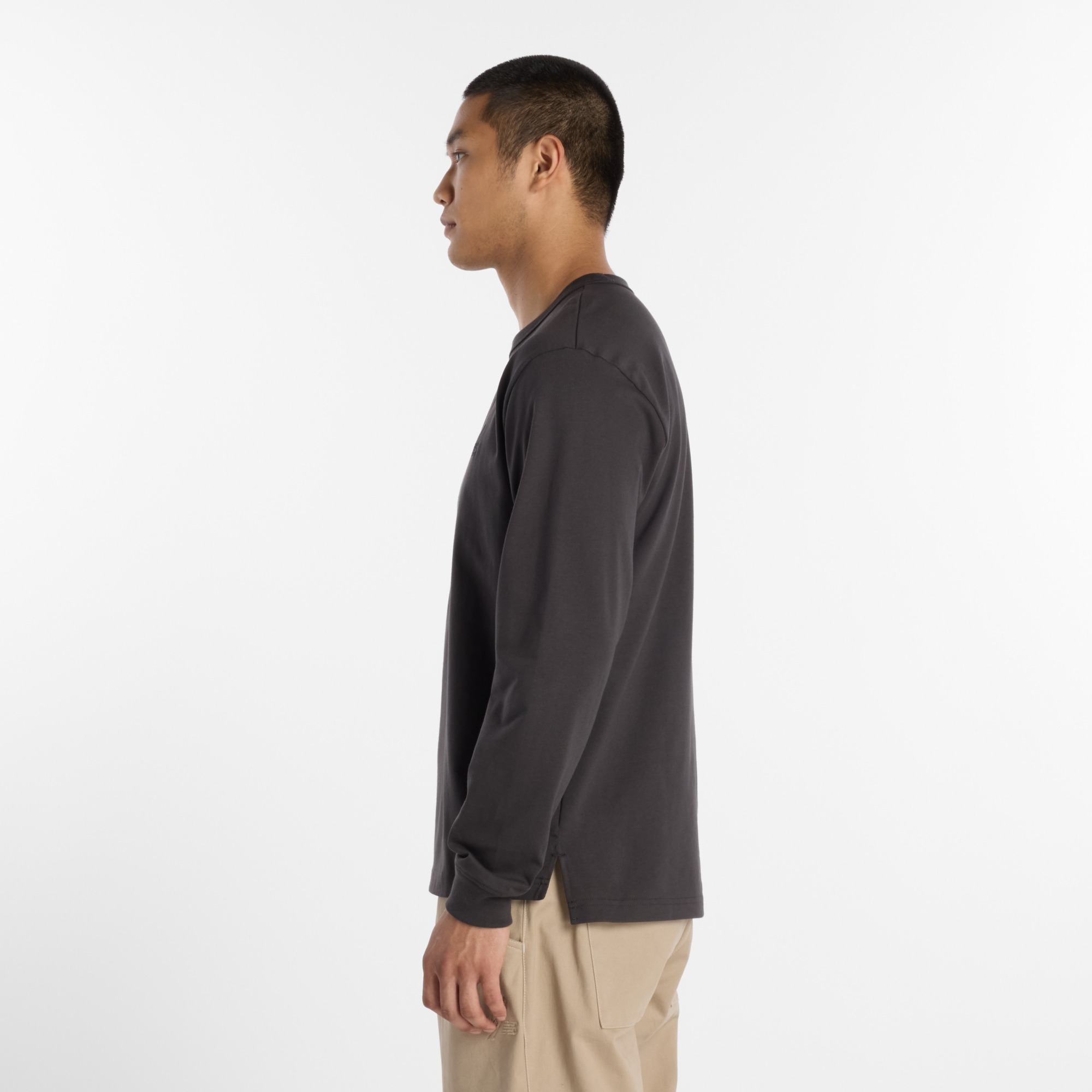 New Balance 大谷翔平シグネチャーヘビーオンス長袖Tシャツ, MT61035MABR