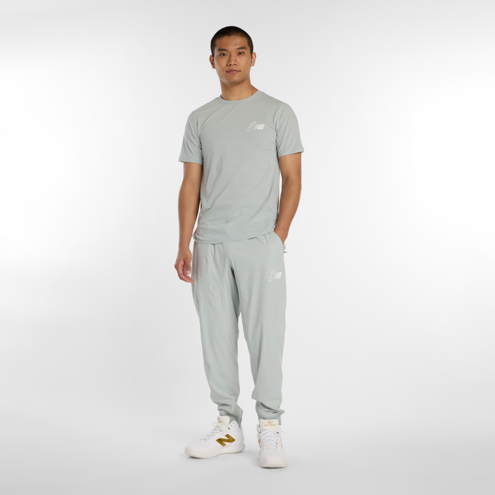 New Balance 大谷翔平シグネチャーパフォーマンス半袖トップ, MT614587AAQ