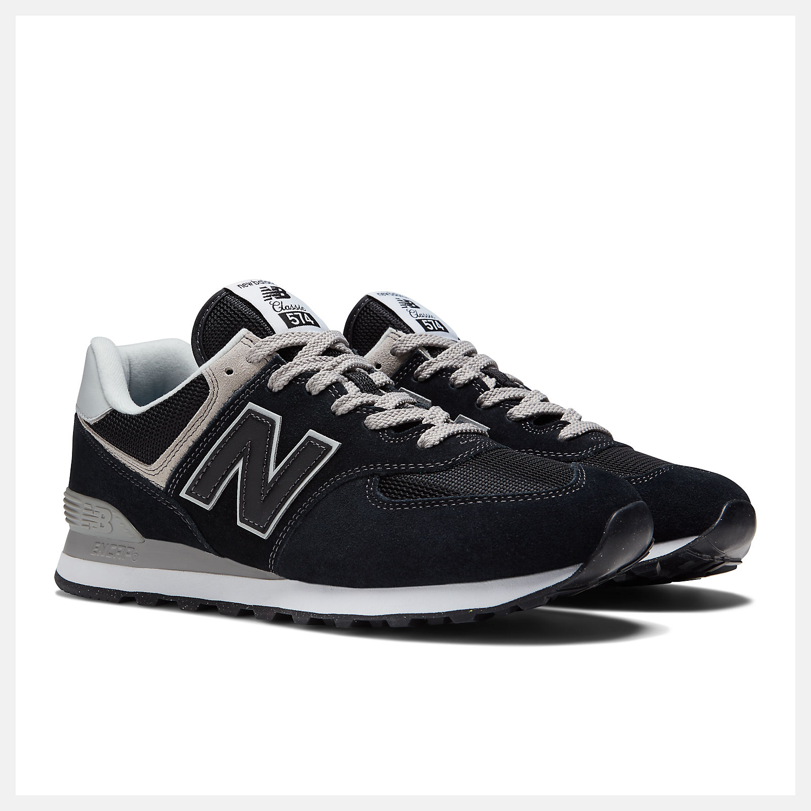 New Balance 574 Core ML574EVB BLACK with WHITE