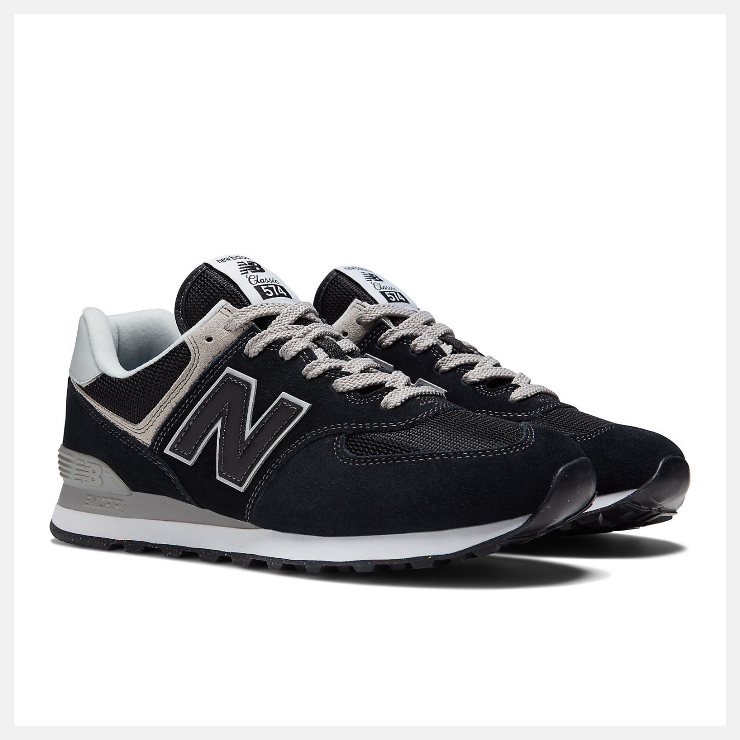 New Balance 574 Core ML574EVB BLACK with WHITE