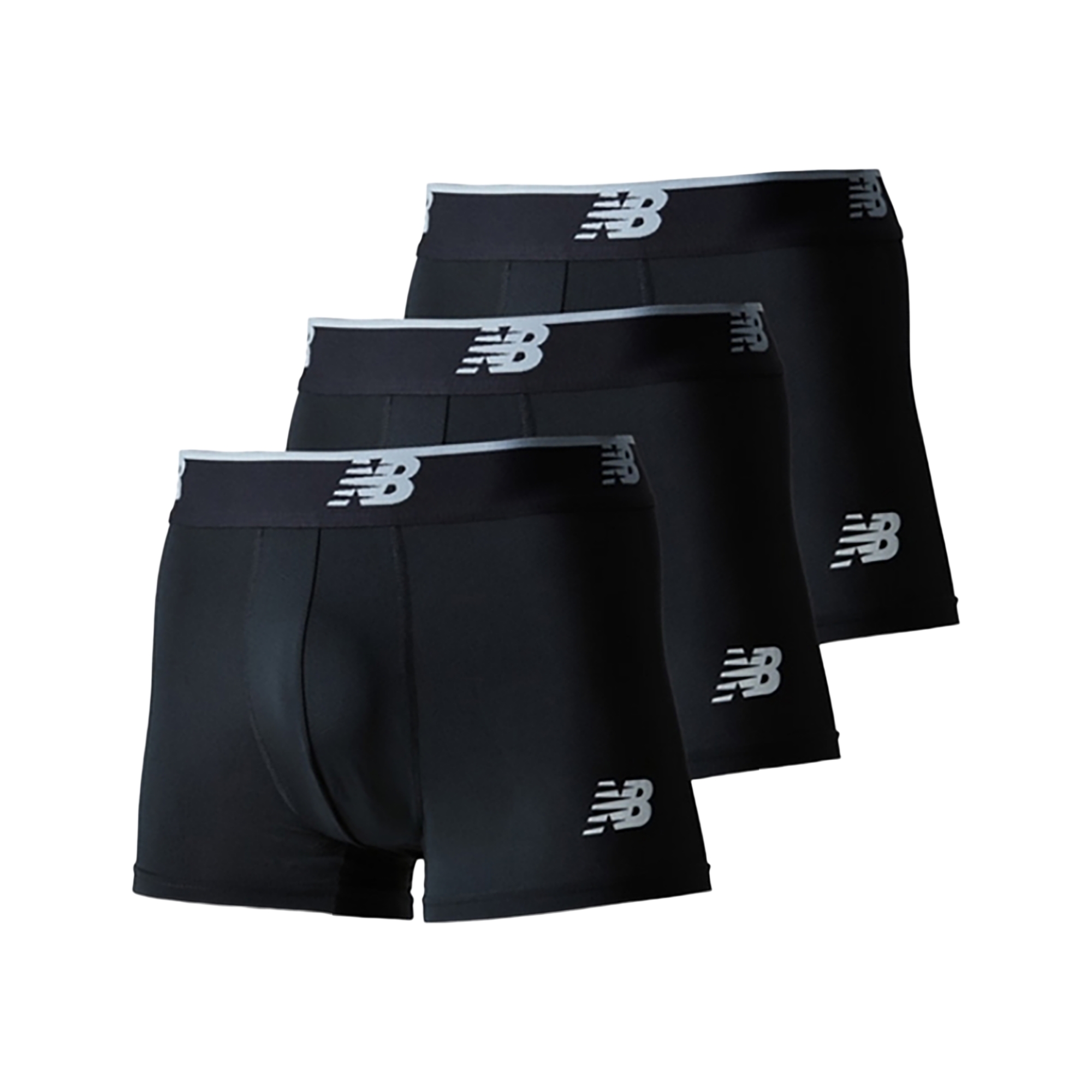 New Balance メッシュボクサー 3インチ前閉じ3P, LAU13048BKK