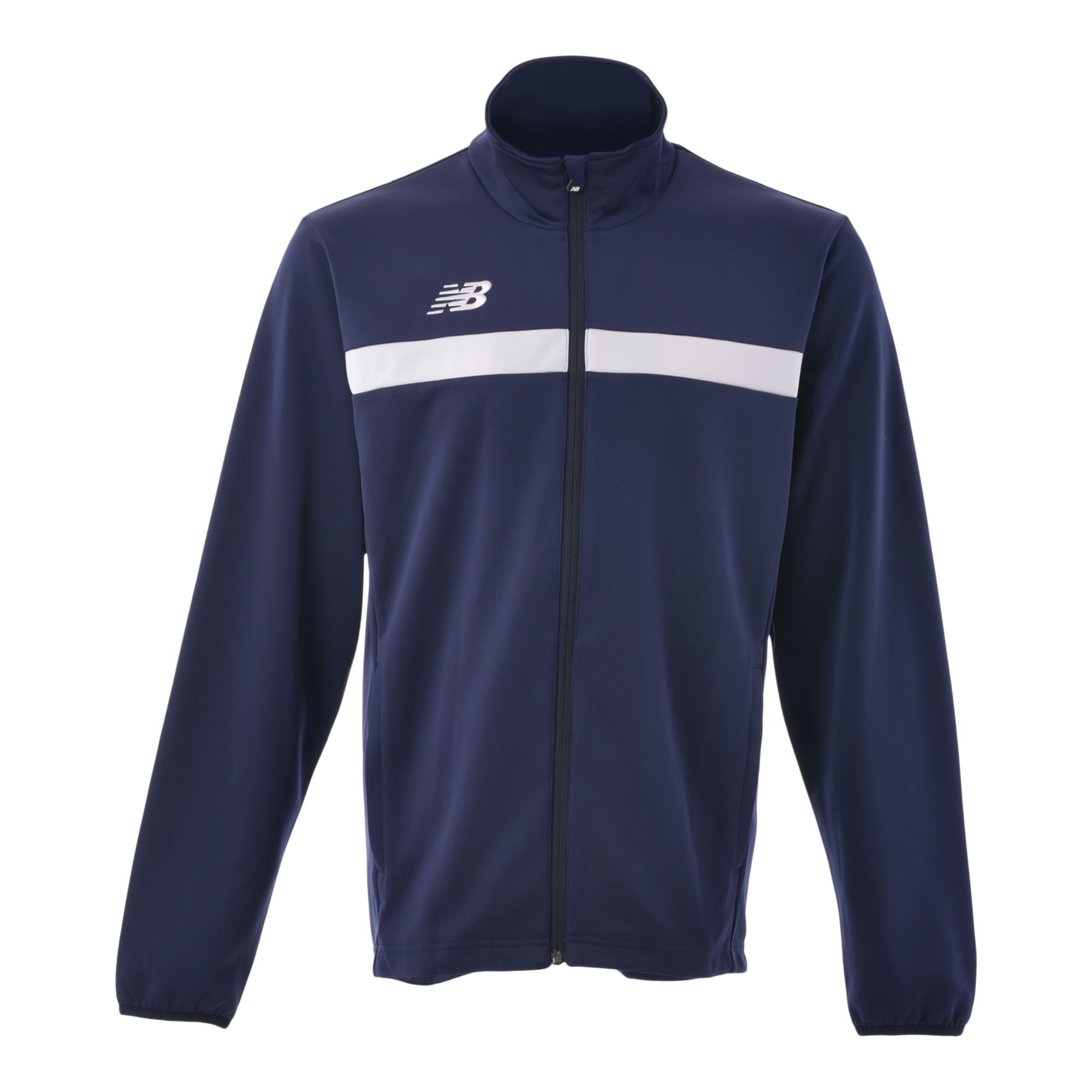 New Balance ウォームアップジャケット, JMJF9403NV
