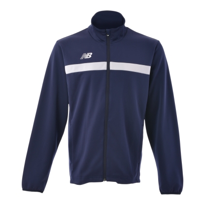 New Balance ウォームアップジャケット, JMJF9403NV