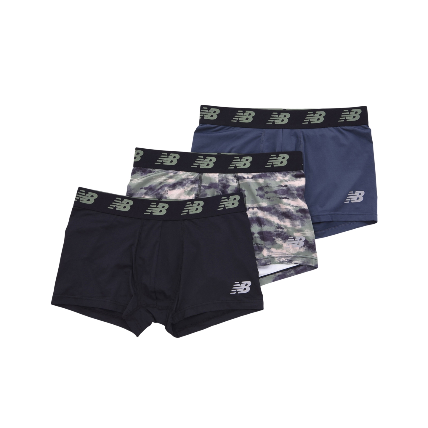 New Balance プレミアムボクサー 3インチ前閉じ3P, LAU13009THN