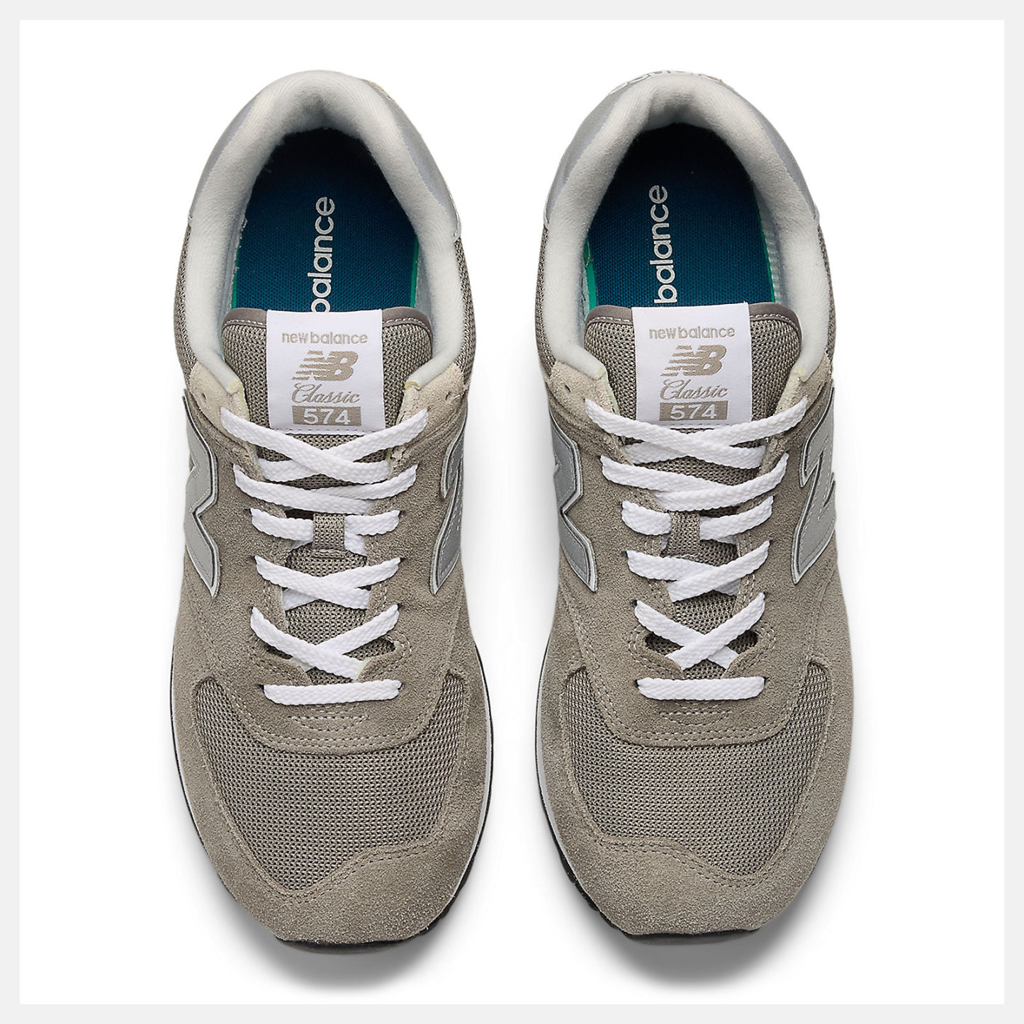 New Balance 574 Core ML574EVG Grey with WHITE