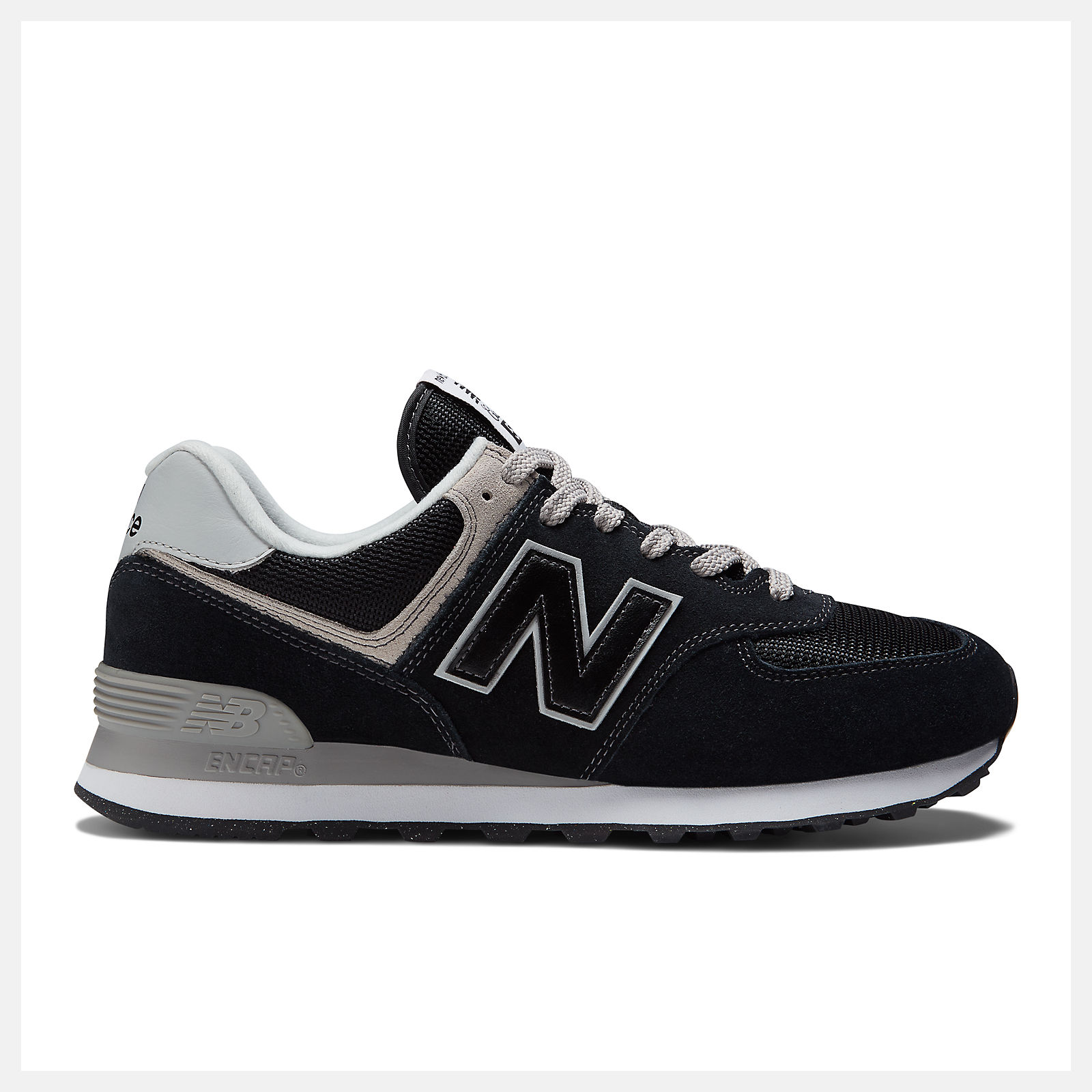 New Balance 574 Core ML574EVB BLACK with WHITE
