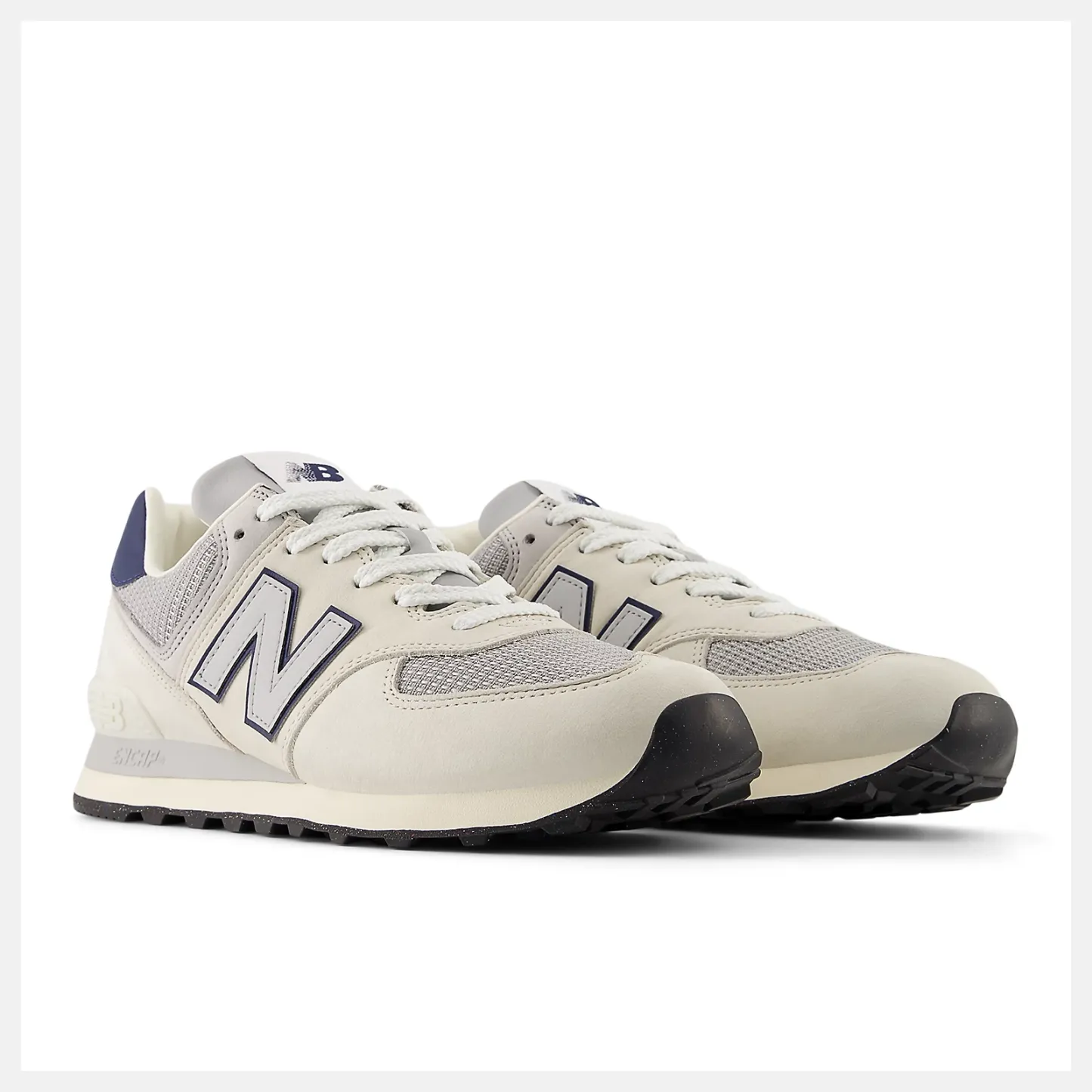 New Balance 574 U574SRR SEA SALT with NB NAVY