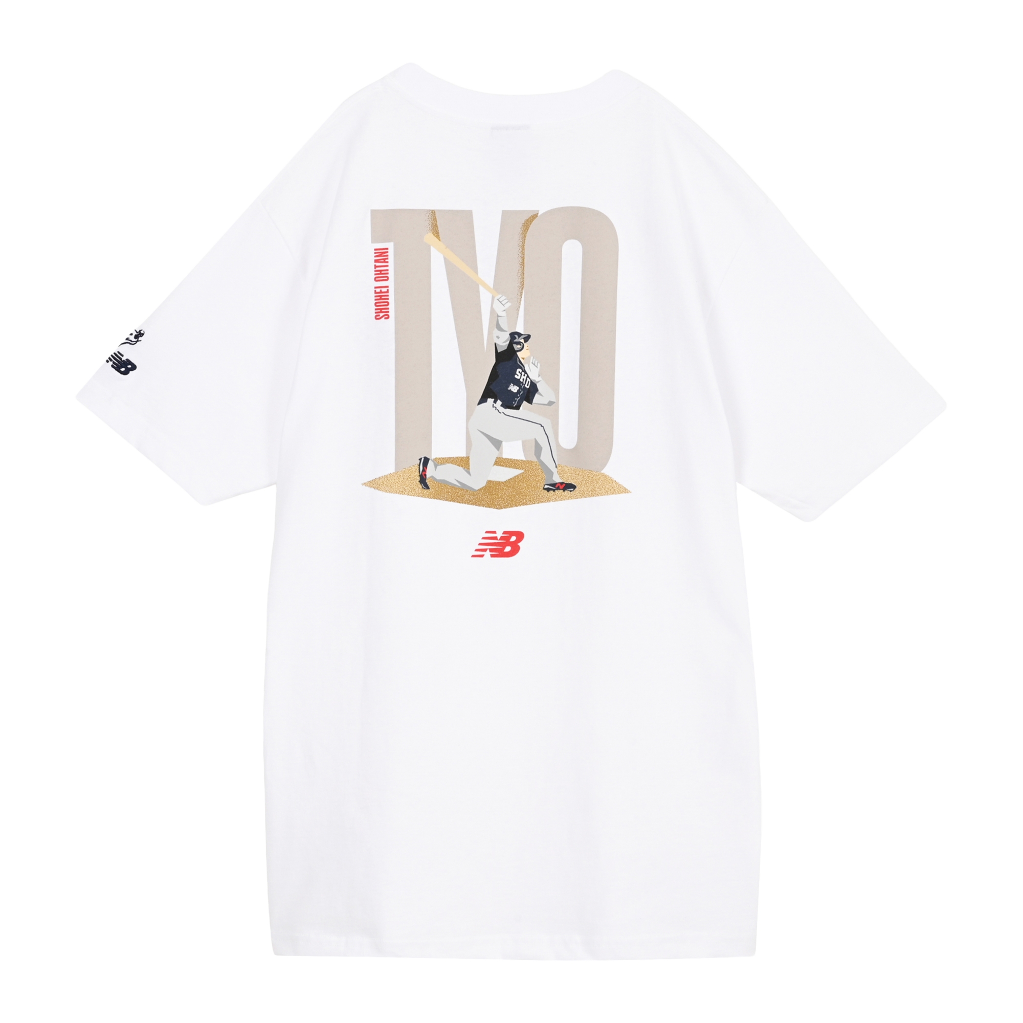 New Balance 大谷翔平シグネチャー Made in USA ショートスリーブTシャツ #1, MT61E7L4WT