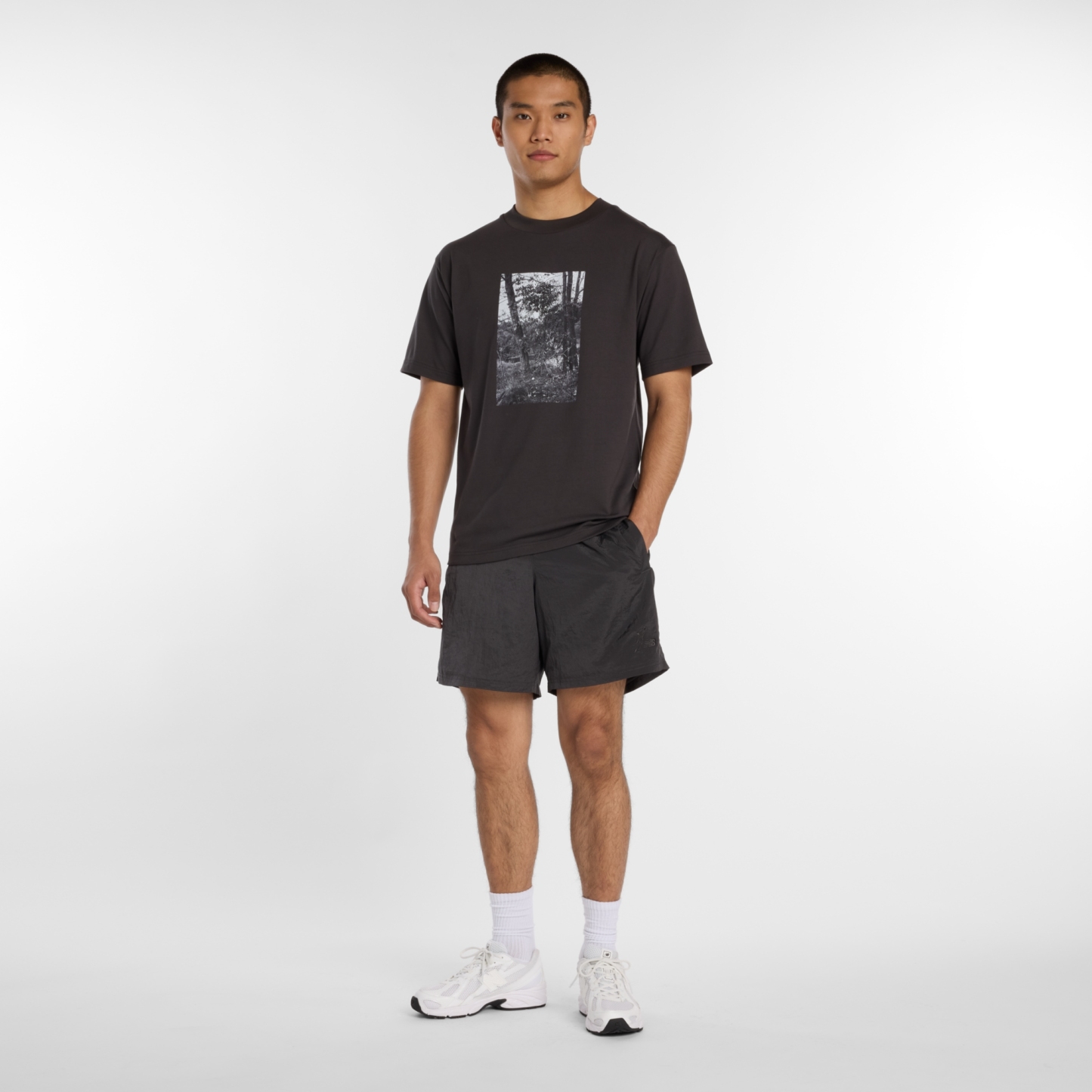 New Balance 大谷翔平シグネチャーフォト半袖Tシャツ4, MT61E6XLABR