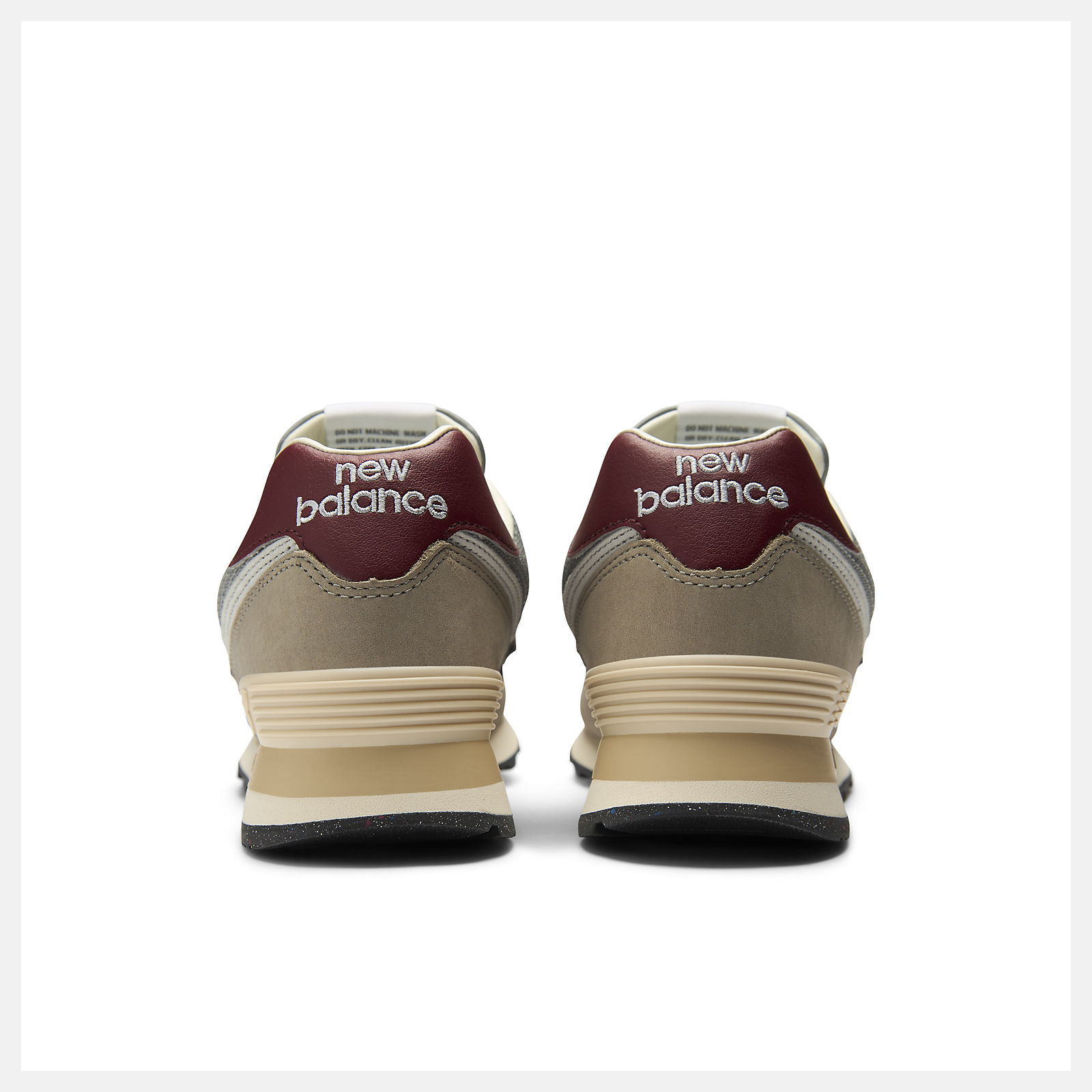 New Balance 574 U574SKB ARID STONE with MONARCH BURGUNDY