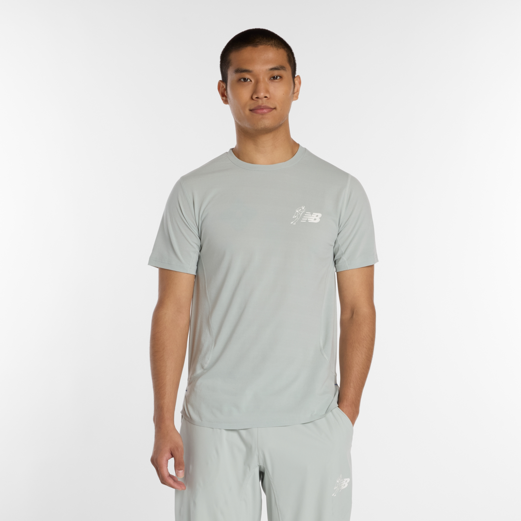 New Balance 大谷翔平シグネチャーパフォーマンス半袖トップ, MT614587AAQ
