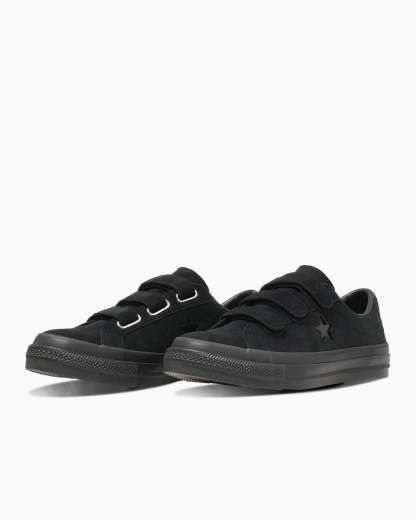 CONVERSE ONE STAR SUEDE V-3 - ブラックモノクローム - 2