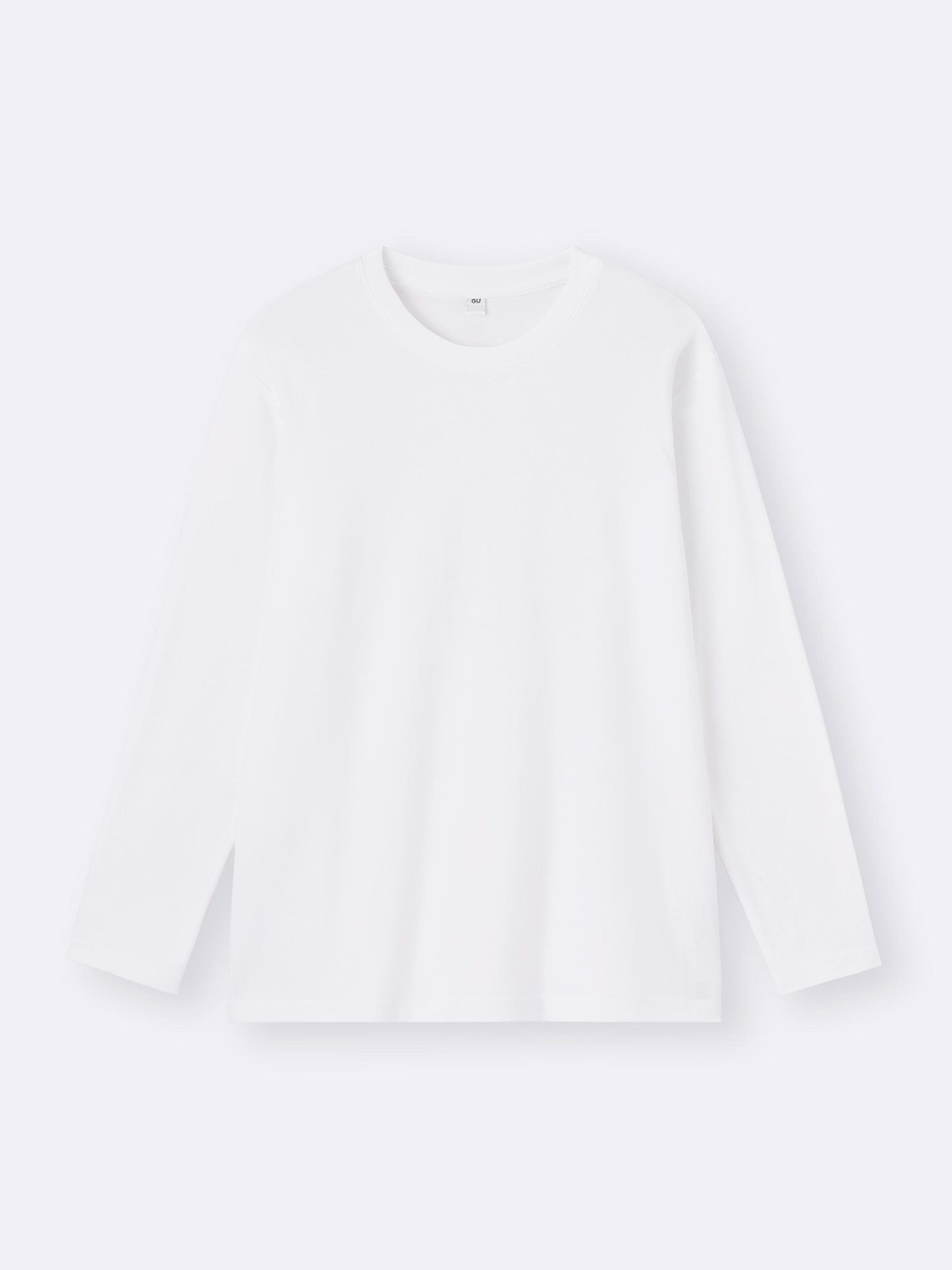 ソフトコットンクルーネックT(長袖) - 00 WHITE