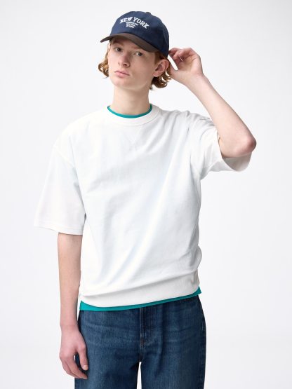 スウェT(5分袖) - 00 WHITE